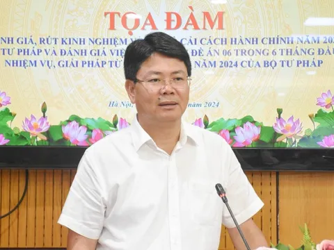Bộ Tư pháp tiếp tục làm tốt CCHC và triển khai hiệu quả Đề án 06