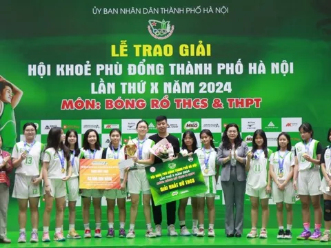 86 đội tranh tài môn bóng rổ Hội khỏe Phù Đổng thành phố Hà Nội
