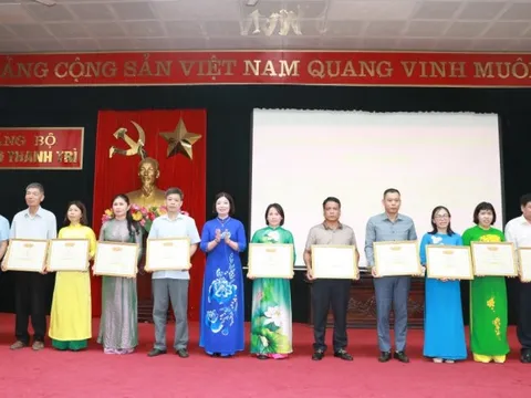 Tổng kết công tác đại hội đại biểu MTTQ Việt Nam huyện nhiệm kỳ 2024 - 2029