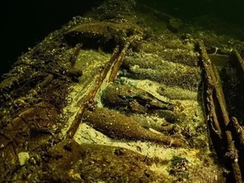 Đi lặn biển, bất ngờ phát hiện thứ đáng kinh ngạc trong xác tàu đắm
