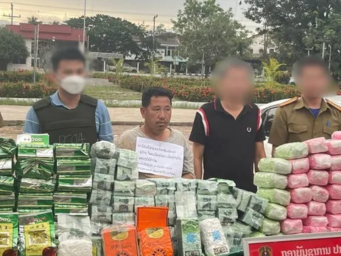 Bắt kẻ vận chuyển 209kg ma túy từ "tam giác vàng" vào Việt Nam