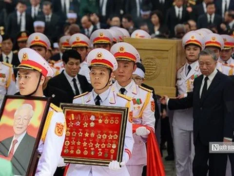 Lời cảm ơn của Ban Tang lễ và gia đình Tổng Bí thư Nguyễn Phú Trọng