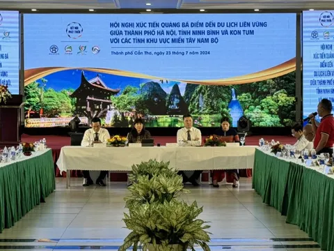 Đẩy mạnh liên kết phát triển du lịch giữa Hà Nội, Ninh Bình, Kon Tum và Tây Nam Bộ