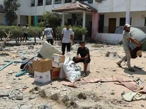 Israel không kích trường học tại Gaza khiến ít nhất 30 người tử vong