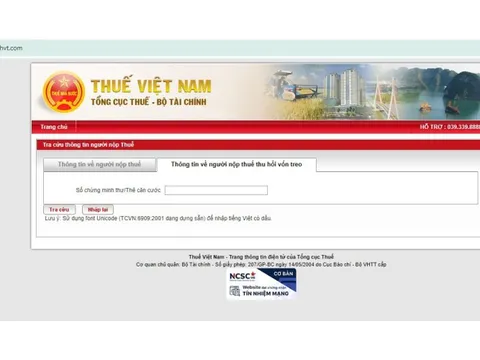 Cảnh báo giả mạo website của Tổng cục Thuế