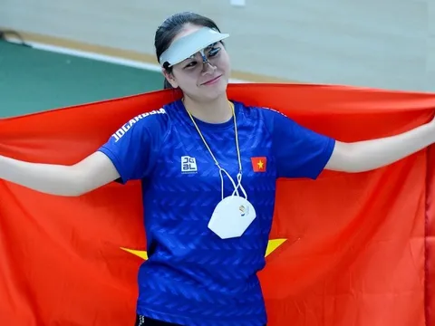 Olympic Paris 2024: Xạ thủ Trịnh Thu Vinh vào chung kết 10m súng ngắn hơi nữ