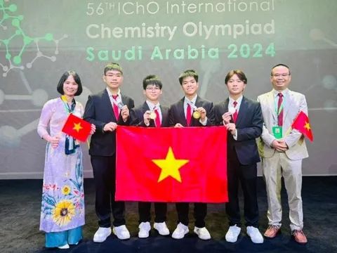 Toàn Đoàn Việt Nam đoạt huy chương cao tại Olympic Hóa học quốc tế 2024