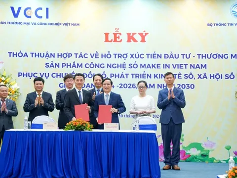 Hợp tác hỗ trợ xúc tiến đầu tư thương mại sản phẩm công nghệ số Make in Vietnam