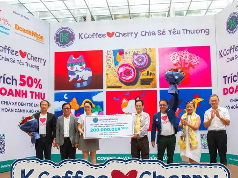Quỹ 'K Coffee ♥️ Cherry chia sẻ yêu thương'