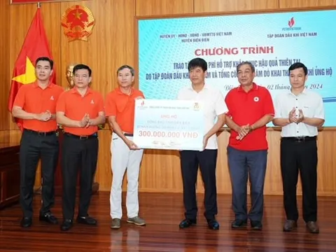 Petrovietnam thăm hỏi, hỗ trợ người dân Sơn La và Điện Biên khắc phục hậu quả mưa lũ