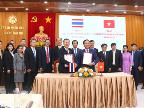 Quảng Trị và tỉnh Mukdahan (Thái Lan) ký kết hợp tác trên nhiều lĩnh vực