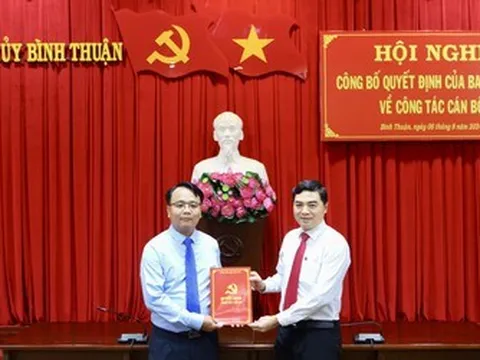 Ông Đặng Hồng Sỹ giữ chức Phó Bí thư Tỉnh uỷ Bình Thuận