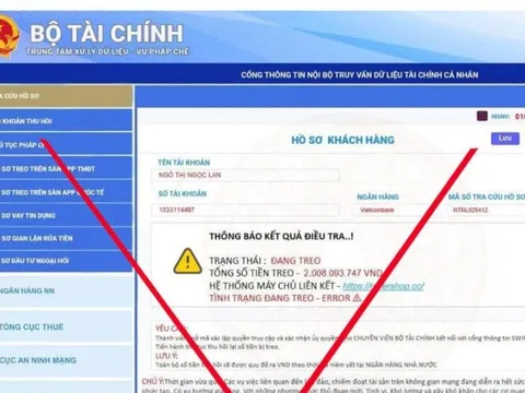 Bộ Tài chính cảnh báo website giả mạo