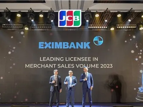 Eximbank được vinh danh giải thưởng danh giá của JCB