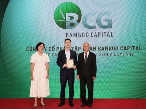 Bamboo Capital nhận giải thưởng doanh nghiệp phát triển bền vững