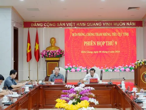 Kiên Giang: Thực hiện nghiêm túc, đồng bộ các giải pháp phòng chống tham nhũng, tiêu cực
