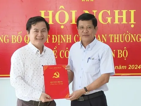 Phó Giám đốc Đài PT-TH làm Phó Chánh Văn phòng Tỉnh ủy Bình Thuận