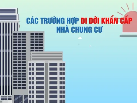 Infographics: Các trường hợp di dời khẩn cấp nhà chung cư