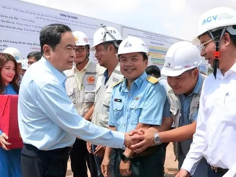 Chủ tịch Quốc hội Trần Thanh Mẫn kiểm tra tiến độ Dự án Sân bay Long Thành