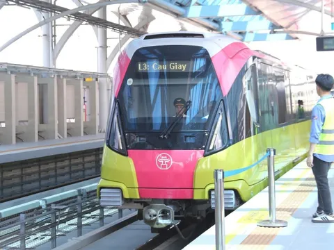 Giá vé metro Nhổn-Ga Hà Nội: Cả tuyến 12.000 đồng/lượt