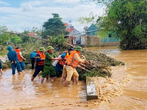 Lực lượng Công an chủ động ứng phó, khắc phục hậu quả thiên tai