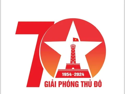 Thống nhất mẫu biểu trưng kỷ niệm 70 năm Giải phóng Thủ đô