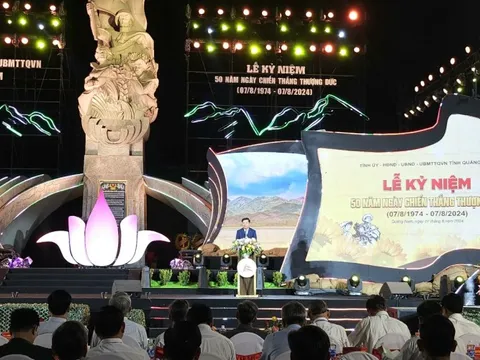 Quảng Nam tổ chức lễ kỷ niệm 50 năm chiến thắng Thượng Đức