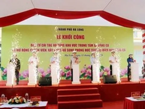 Quảng Ninh: Khởi công 5 dự án hạ tầng nông thôn và giáo dục