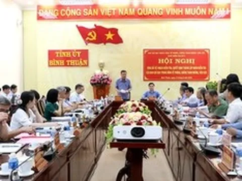Ban Chỉ đạo Trung ương về Phòng chống tham nhũng, tiêu cực làm việc tại Bình Thuận