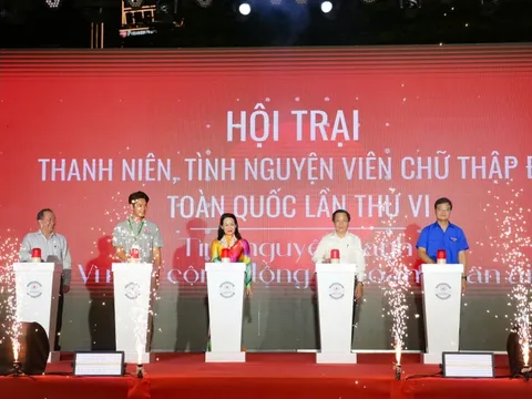 Khai mạc Hội trại thanh niên, tình nguyện viên Chữ thập đỏ toàn quốc lần thứ VI