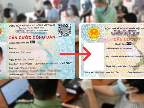 Đề xuất đổi CCCD sang thẻ căn cước khi làm trực tuyến chỉ mất 6.000 đồng