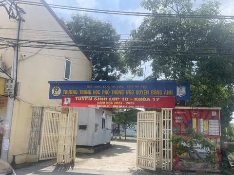 Trường THPT Ngô Quyền-Đông Anh (Hà Nội): Nhà trường buộc học sinh thôi học trước thềm năm học mới