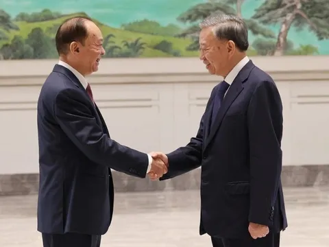 Tổng Bí thư, Chủ tịch nước Tô Lâm hội kiến Ủy viên Bộ Chính trị, Bí thư Tỉnh ủy Quảng Đông