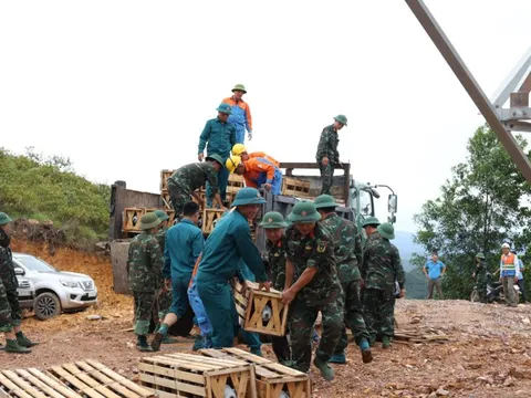 Quân khu 4 hỗ trợ đẩy nhanh tiến độ thi công dự án đường dây 500kV mạch 3