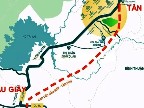 Chọn nhà đầu tư làm cao tốc Dầu Giây-Tân Phú