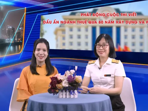 Thi viết 'Dấu ấn ngành thuế qua 80 năm xây dựng và phát triển'