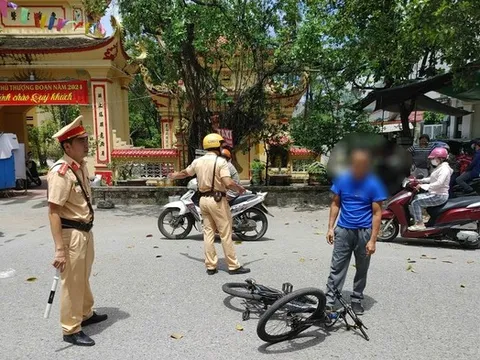 Hải Phòng: Khởi tố đối tượng đi xe đạp không chấp hành kiểm tra nồng độ cồn