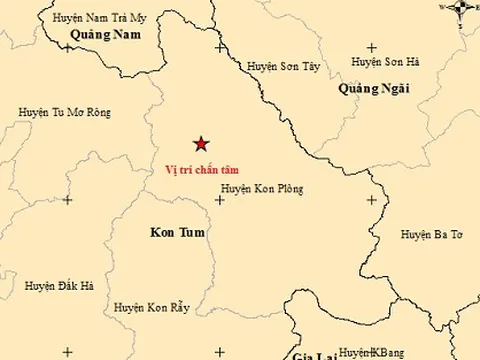 Liên tiếp xảy ra 9 trận động đất tại Kon Tum, có trận mạnh 4,4 độ