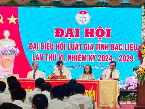 Đại hội đại biểu Hội Luật gia tỉnh Bạc Liêu nhiệm kỳ 2024 - 2029