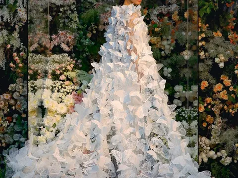 Chung Thanh Phong làm show váy cưới cao cấp ở resort 5 sao