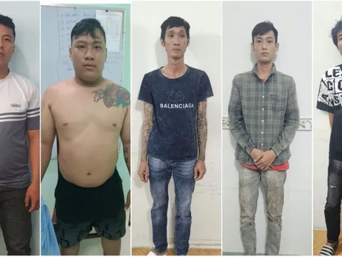 Gây thương tích cho người bán cá, 5 đối tượng bị tạm giữ