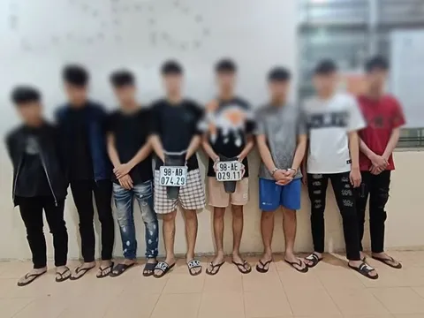 Khởi tố nhóm thanh niên học trên mạng, chặt biển số xe của người đi đường
