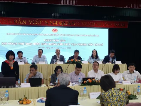 Bộ Công Thương tổ chức đấu giá phân giao hạn ngạch thuế quan nhập khẩu đường năm 2024