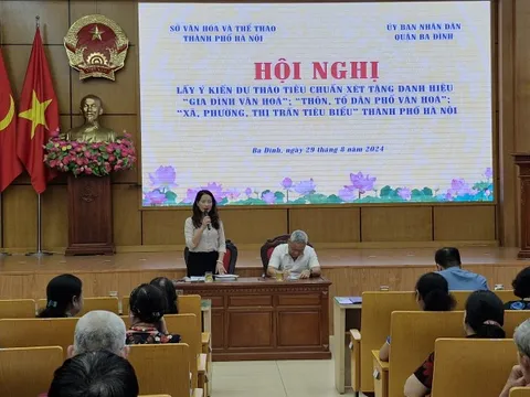 Hà Nội: Lấy ý kiến xét tặng danh hiệu “Gia đình văn hóa”