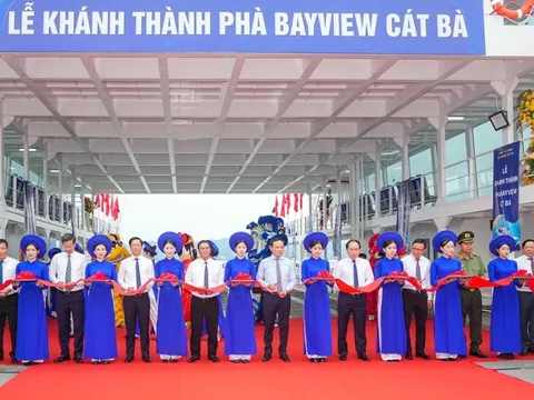 Hải Phòng: Khánh thành phà Bay View đưa khách ra đảo Cát Bà