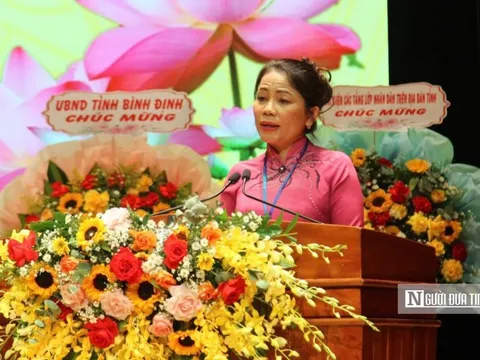 Bà Nguyễn Thị Phong Vũ tái đắc cử Chủ tịch Ủy ban MTTQ Việt Nam tỉnh Bình Định