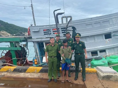 BR-VT: Bộ đội biên phòng phối hợp cùng công an bắt đối tượng trốn nã trên tàu cá