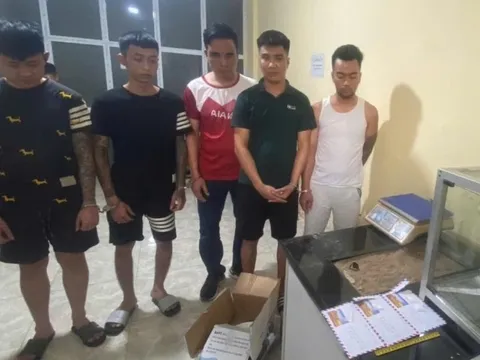 Vĩnh Phúc: Tạm giữ 9 đối tượng thuê nhà làm địa điểm tổ chức chơi ma túy