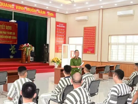 Hải Phòng công bố Quyết định giảm án tha tù trước thời hạn vào ngày Quốc khánh 2/9