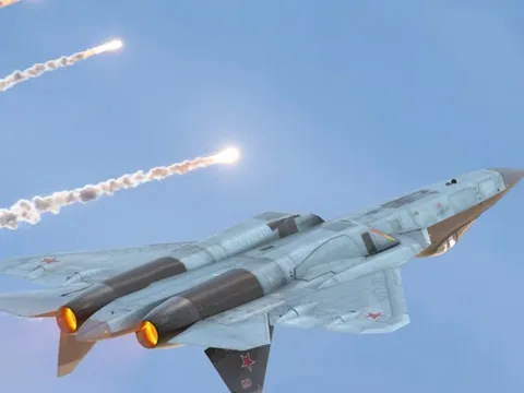 Khai hỏa tên lửa tàng hình Kh-69 từ tiêm kích Su-57: “Cặp đôi hoàn hảo”